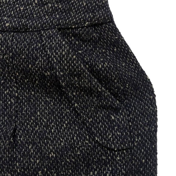 Women CABI Boss Casual Skirt Black Gray Plaid Size 4 Pre-Owned - Picture 4 of 11